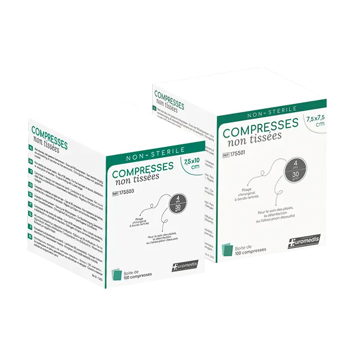 Compresse non-tissées 30g/m2