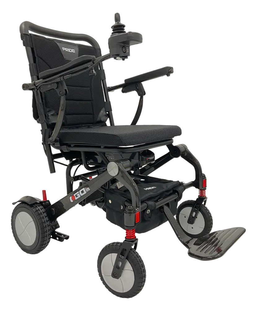 Fauteuil roulant à moteur éléctrique - Black Igo Lite Carbon