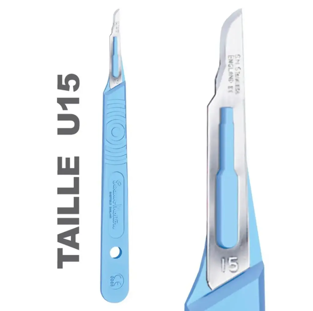 Bistouris stériles T15 - Boîte de 10 /SWANN MORTON 