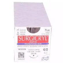 Suture résorbable  SURGICRYL 4/0 - Boîte de 12