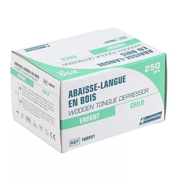 Abaisse langue pédiatrique enfant/ Boîte de 250