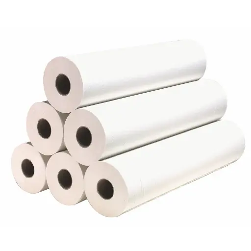 Draps d'examen médical lisses - Carton de 12 rouleaux 